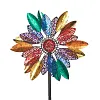 Colorful Dahlia Wind Spinner