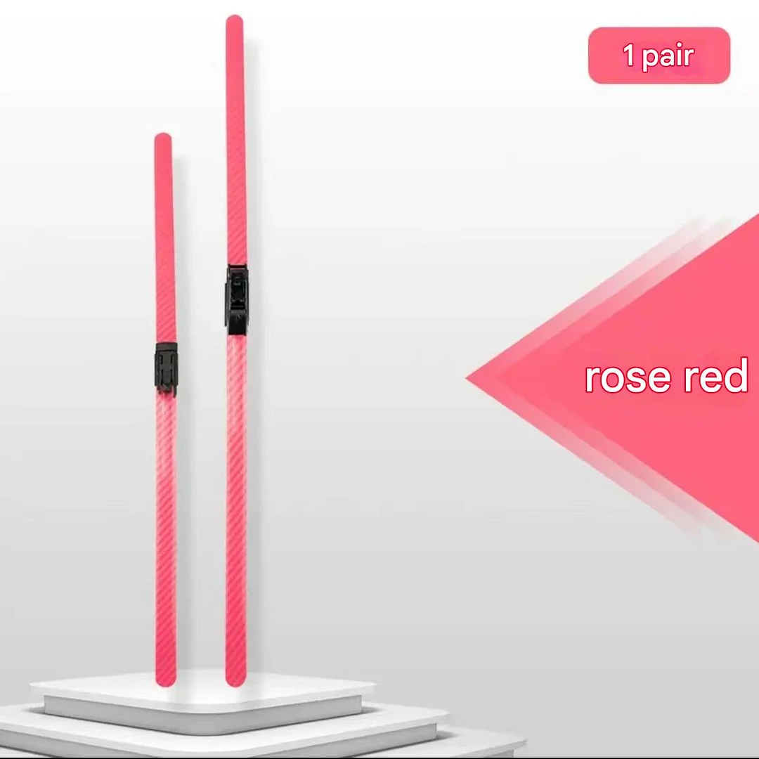 Automotive carbon fiber colored windshield wipers (2 pieces)