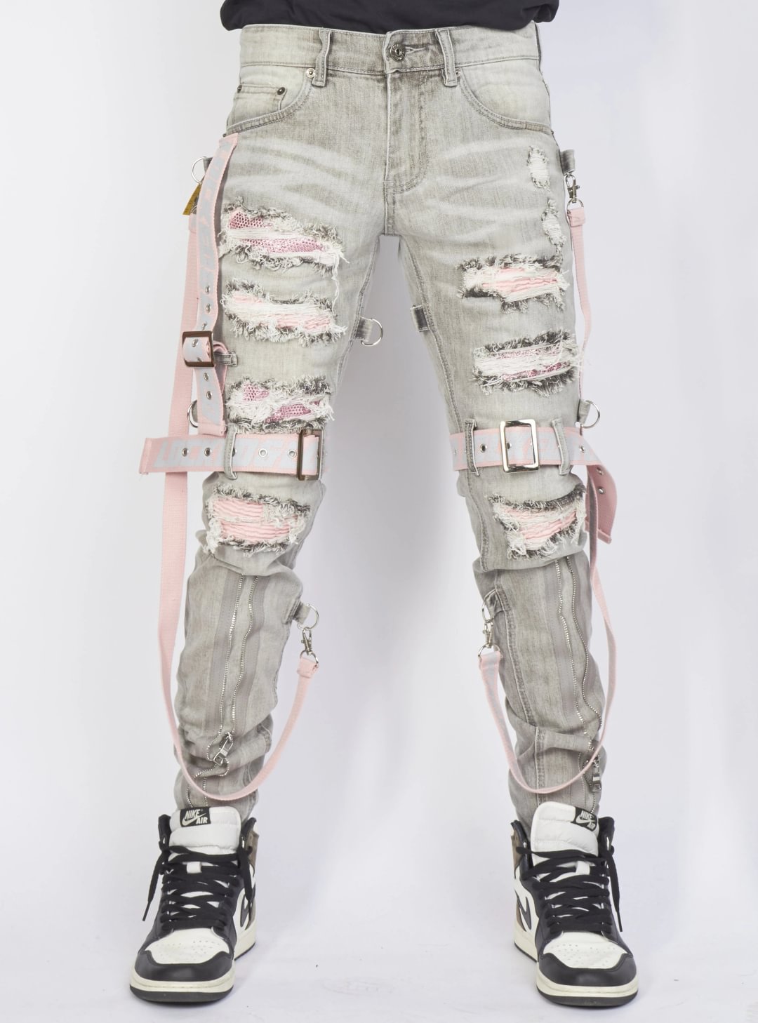 Straps and stones jeans Clearance