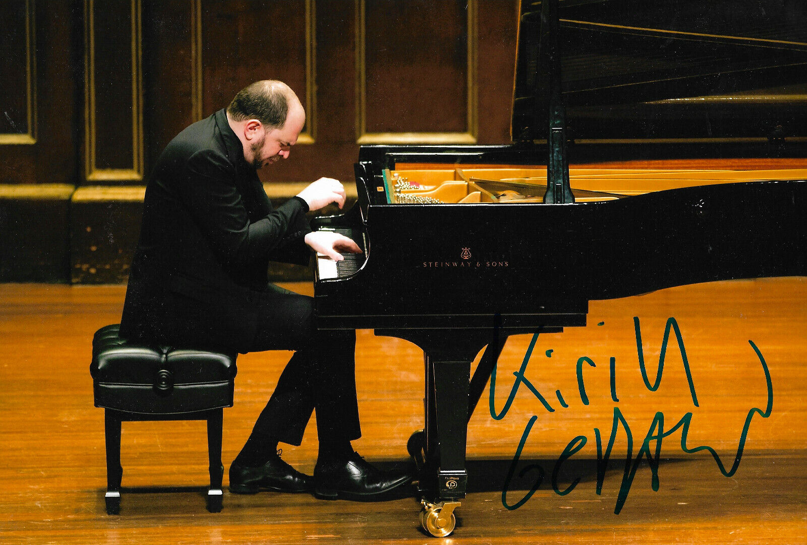 Kirill Gerstein Pianist signed 8x12 inch Photo Poster painting autograph