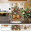 DIY Christmas Tree Diamond Painting Ornaments (Double-Sided)