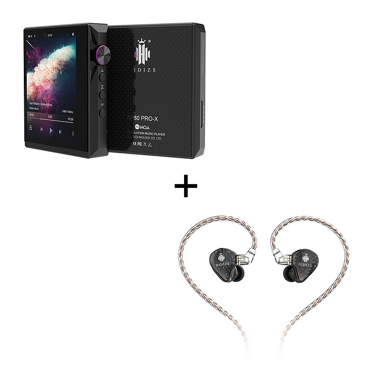 AP80 Pro-X Music Player + MS2 Earphones Bundle