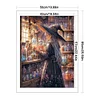 Witch-11CT Stamped Cross Stitch 50*65cm/19.69*25.59in(Big Size)