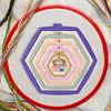 Hexagon Embroidery Hoops Cross Stitch Frame DIY Sewing Tool for DIY Sewing Craft tapestrymarket