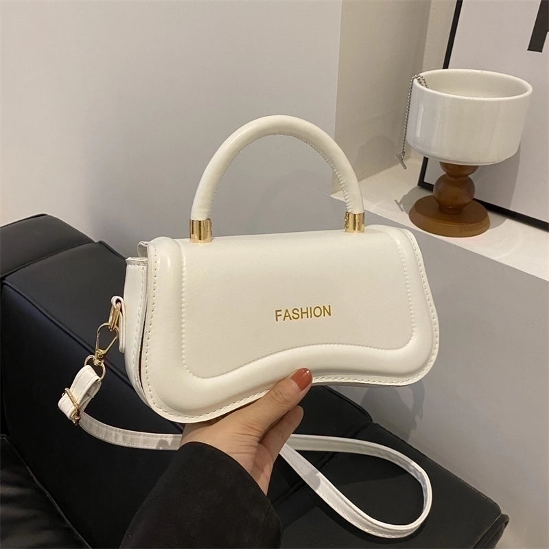 Women's Pu Leather Solid Color Vintage Style Square Flip Cover Handbag4