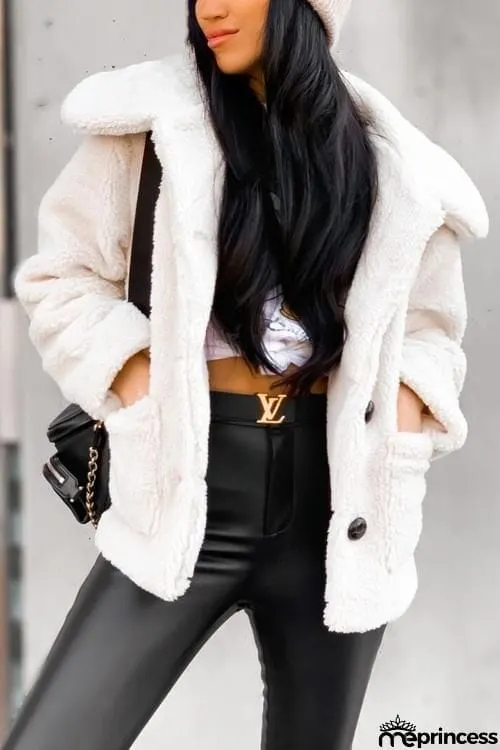 LAM Button Pockets Coat