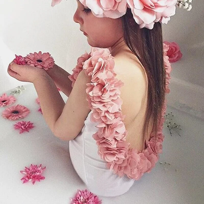 Baby Girl Summer Swimsuit Girls Swimwear One Piece Kids Bikini Set Infantil Swimming Suit for Children Beach Bathing Wear Dress