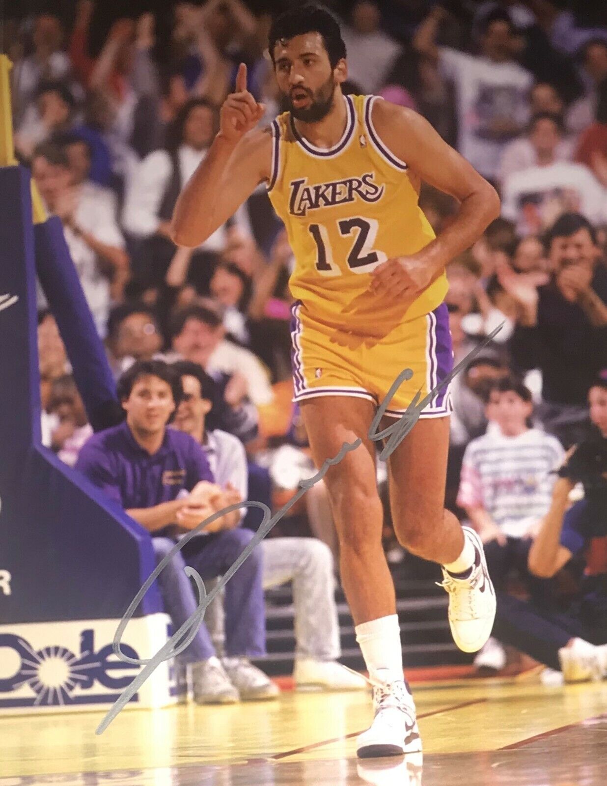 Vlade Divac Los Angeles Lakers Autographed Signed 8x10 Photo Poster painting COA E1