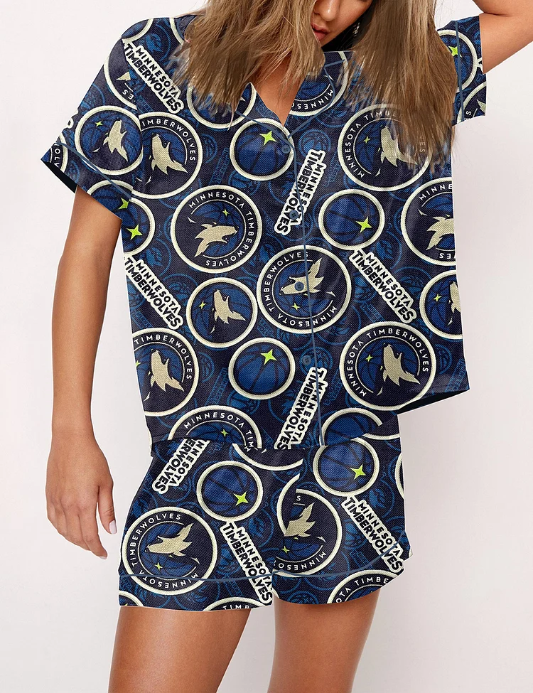 Women's Minnesota Timberwolves Basketball Pajama Set