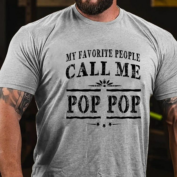 Pop Pop Gifts Grandpa Fathers Day T-shirt