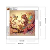 (Multi-Style)Hummingbird Butterfly Girl-Partial Special Shaped Diamond Painting 30*30CM