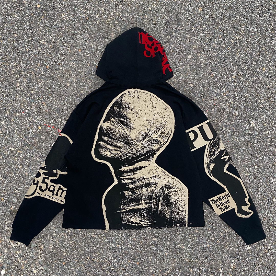 Mummy casual street hoodie