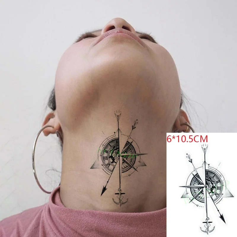 Waterproof Temporary Tattoo Sticker sexy English Letter Words Arrow Fashion Pattern Flash Tatoo Fake Tatto for Women Men