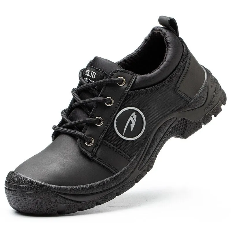 Men's Hiking Boots Military Work Trekking Boots Indestructible Men Work Waterproof Shoes Combat Safety Boots Tactical Shoes 2021