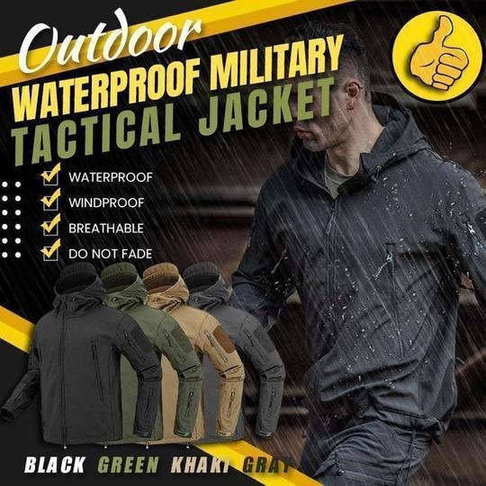 【New Year Hot Sale】Outdoor Waterproof Military Tactical Jacket