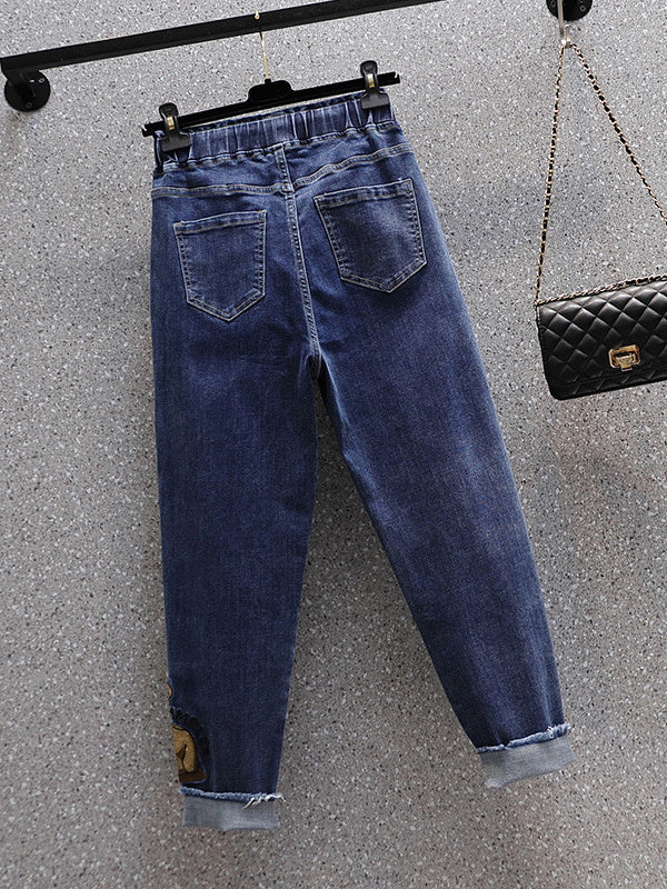 Women Half Sleeve V-neck Solid Color Dress