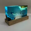 Simulated Ocean Landscape Resin Night Light Deep Sea Exploration Personalized Handmade Art Home Decor Gift