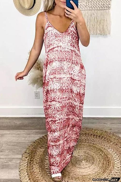 Fashion Chic Sling V Neck Dress