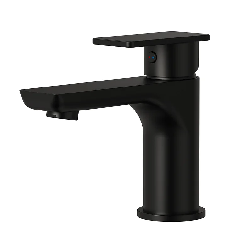 EVERSTEIN Single Handle Bathroom Sink Faucet in Matte Black SFS-1120-BK