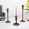 Vintage Spiral Candle Stick 5PCS Set Home Wedding Table Decor