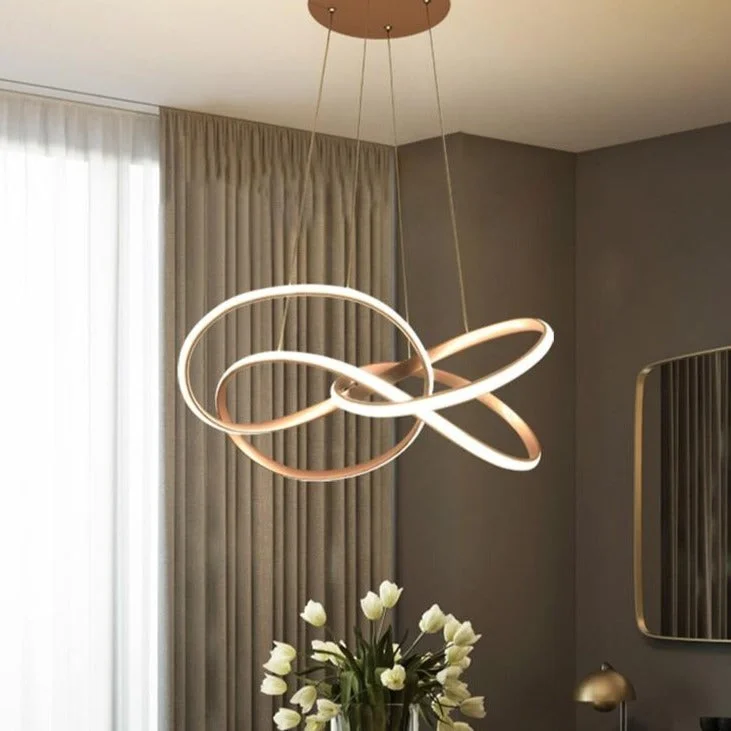 New Design Gold Hanging Pendant Lamp 70W For 10-15Square Meters Bedroom Pendants Led Kitchen Led Light Hanging Pendant Lamp