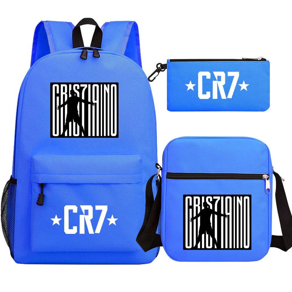 Mayoulove Cristiano Ronaldo Backpack With Adjustable Straps Ideal For School Use-Mayoulove