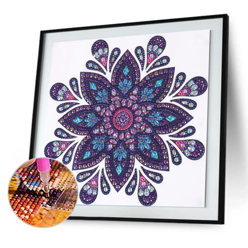 Diamond Painting - Special Shaped Drill - Mandala(30*30cm)