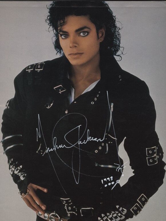 MICHAEL JACKSON Signed Photo Poster paintinggraph - Pop Singer / Vocalist (BAD Era) - preprint