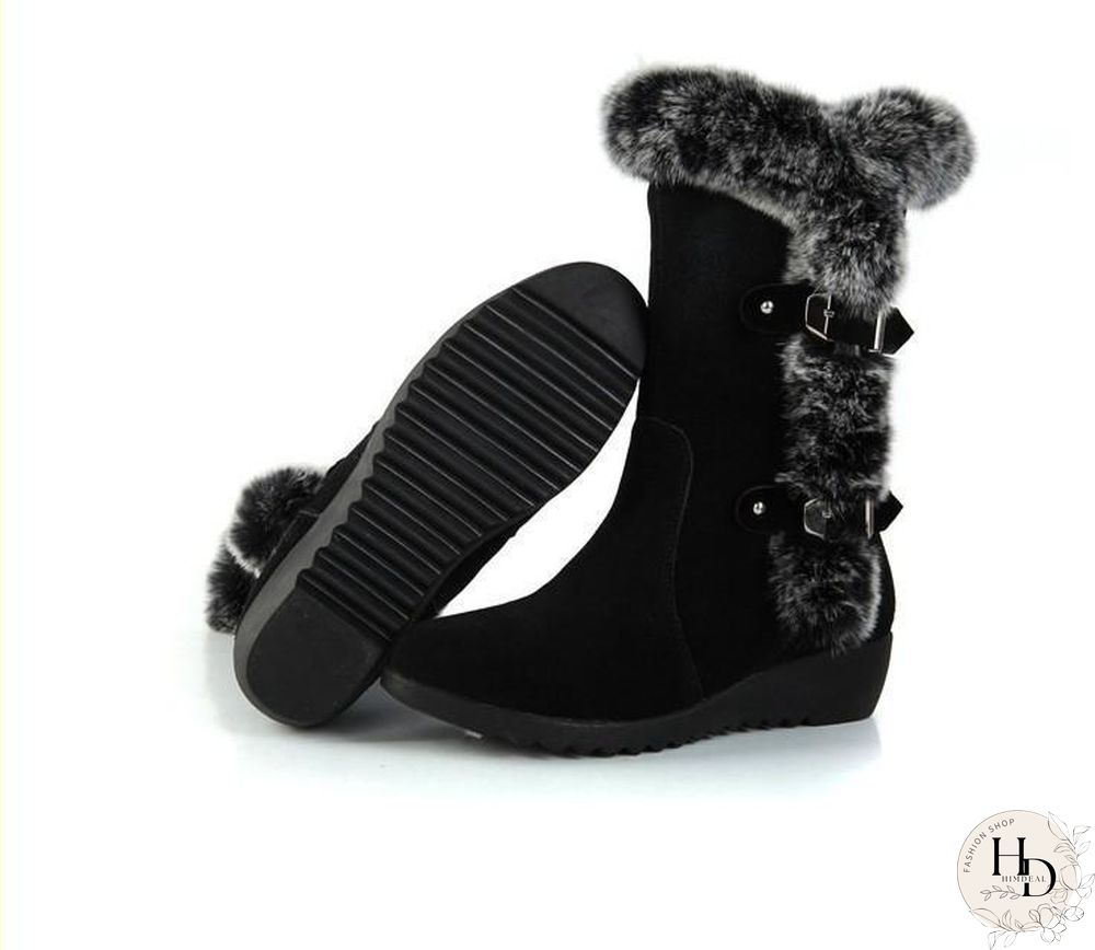Women Warm Boots With Plush