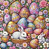 Diamond Painting-DIY Crystal Rhinestone Easter Bunny