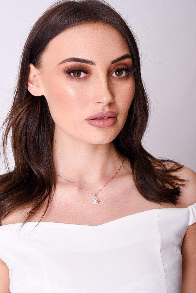 Nala Gold Crown Pendant Necklace Katch Me