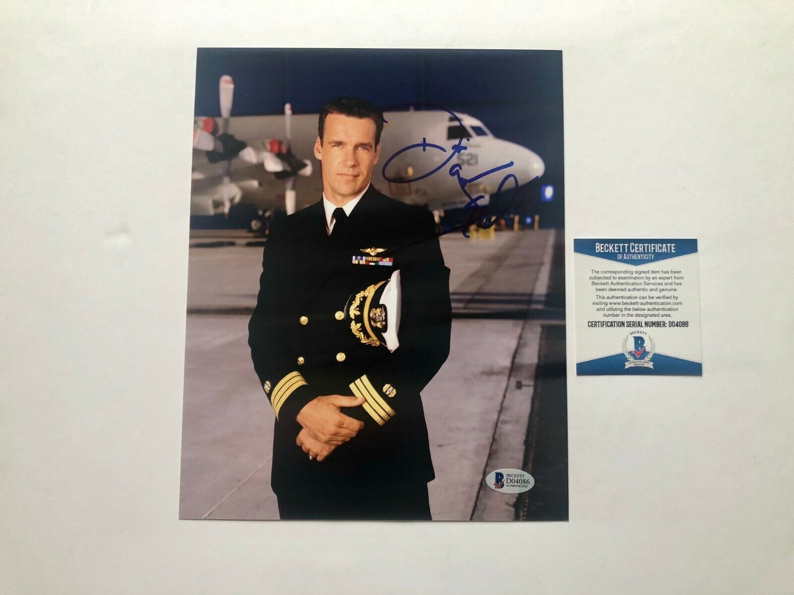 David James Elliott Rare! signed autographed JAG 8x10 Photo Poster painting Beckett BAS coa