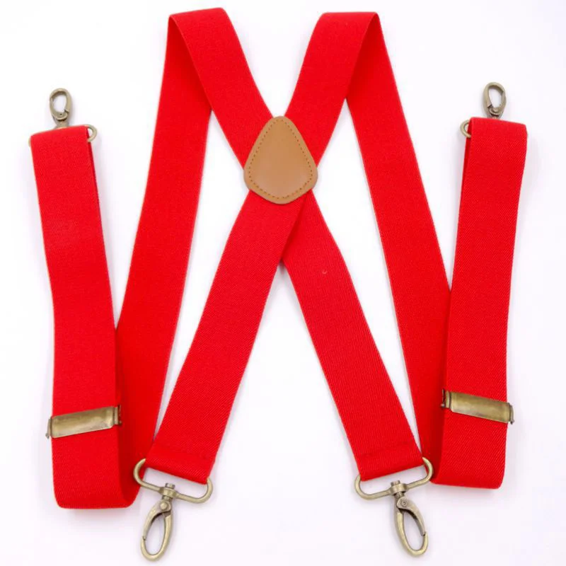 Trousers Elastic Shoulder Strap Hook Buckle Suspenders Clip-inspireuse