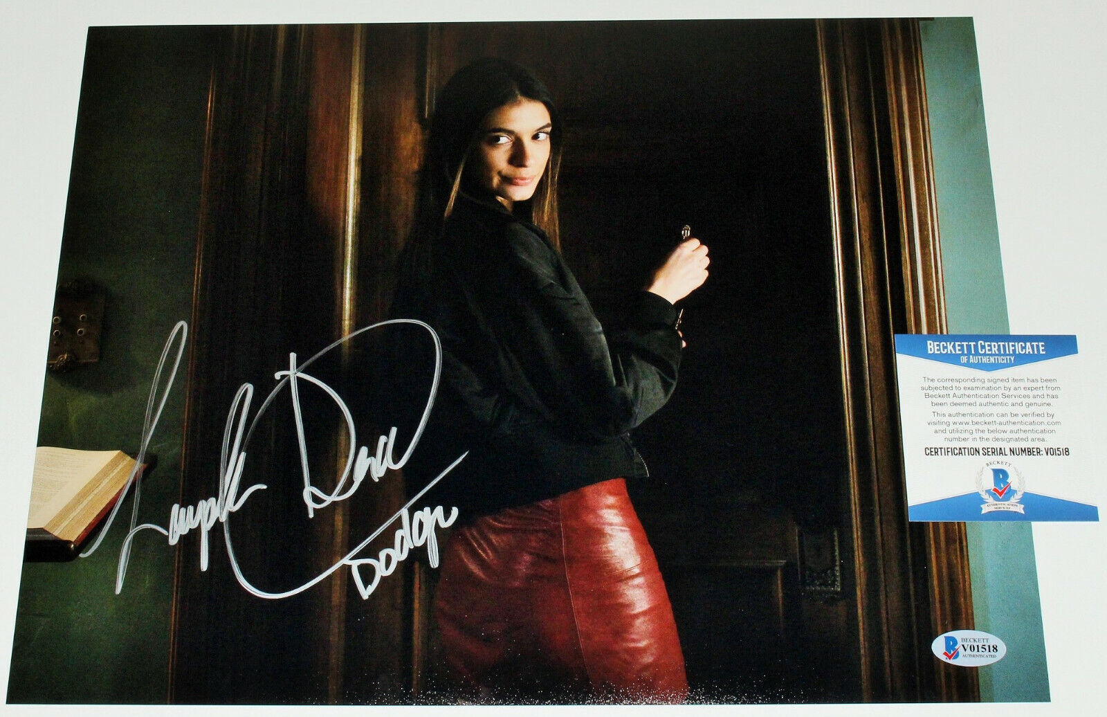 LAYSLA DE OLIVEIRA SIGNED SEXY 'LOCKE & KEY' 11x14 Photo Poster painting F BECKETT COA BAS PROOF