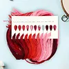 Friendship Bracelet String 6-Strand 120m Long DIY Hand Embroidery Threads Gradient Color Design for Bracelet DIY Crafts Sewing Embroidery Supplies