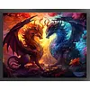 Dragon-14CT Stamped Cross Stitch 50*40cm tapestrymarket