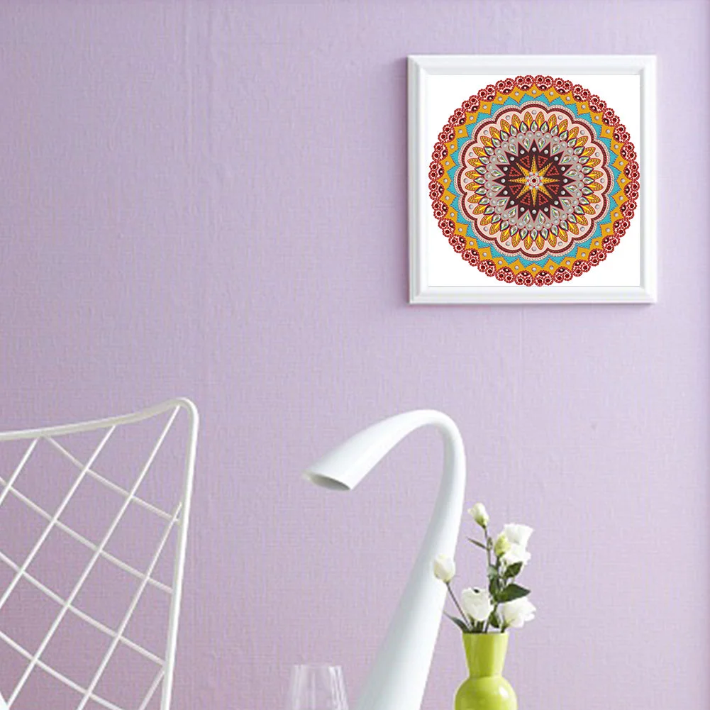 Special Shape Diamond Painting 30*30cm - Mandala Pattern