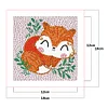 Kleiner Fuchs - Kristall Diamond Painting - 18*18cm