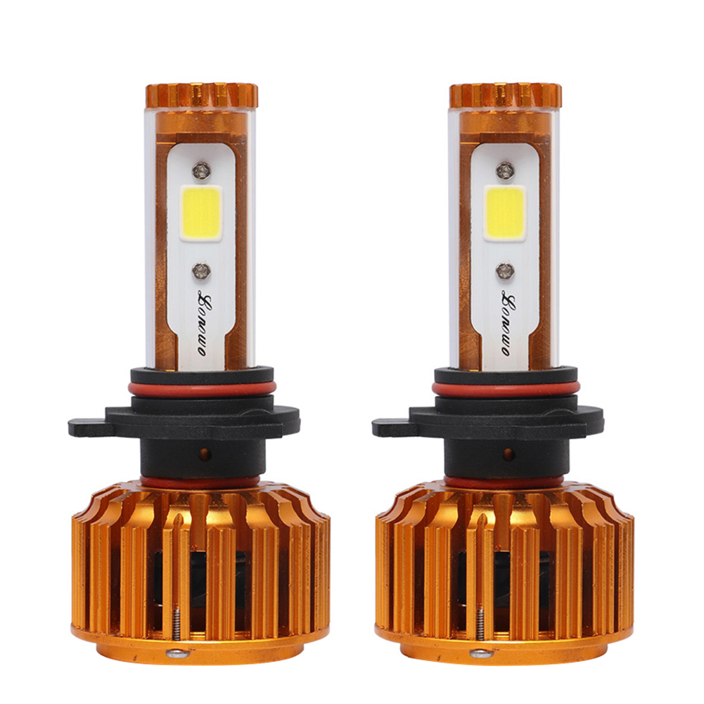 2pcs 9012 H1 H7 H11 LED Car Headlight Bulbs COB LED Auto Headlamp Bulbs