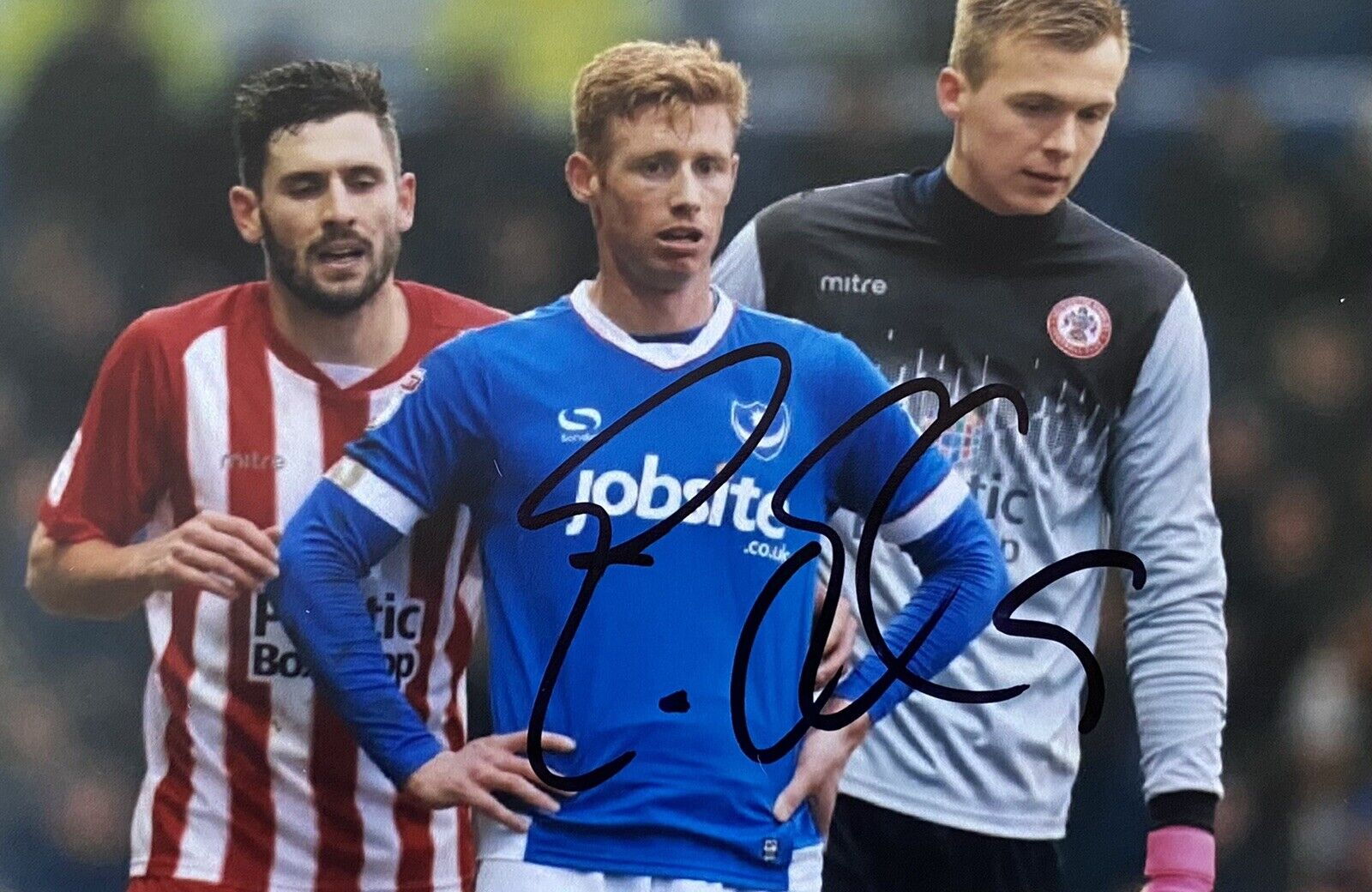 Eoin Doyle Genuine Hand Signed Portsmouth 6X4 Photo Poster painting 2