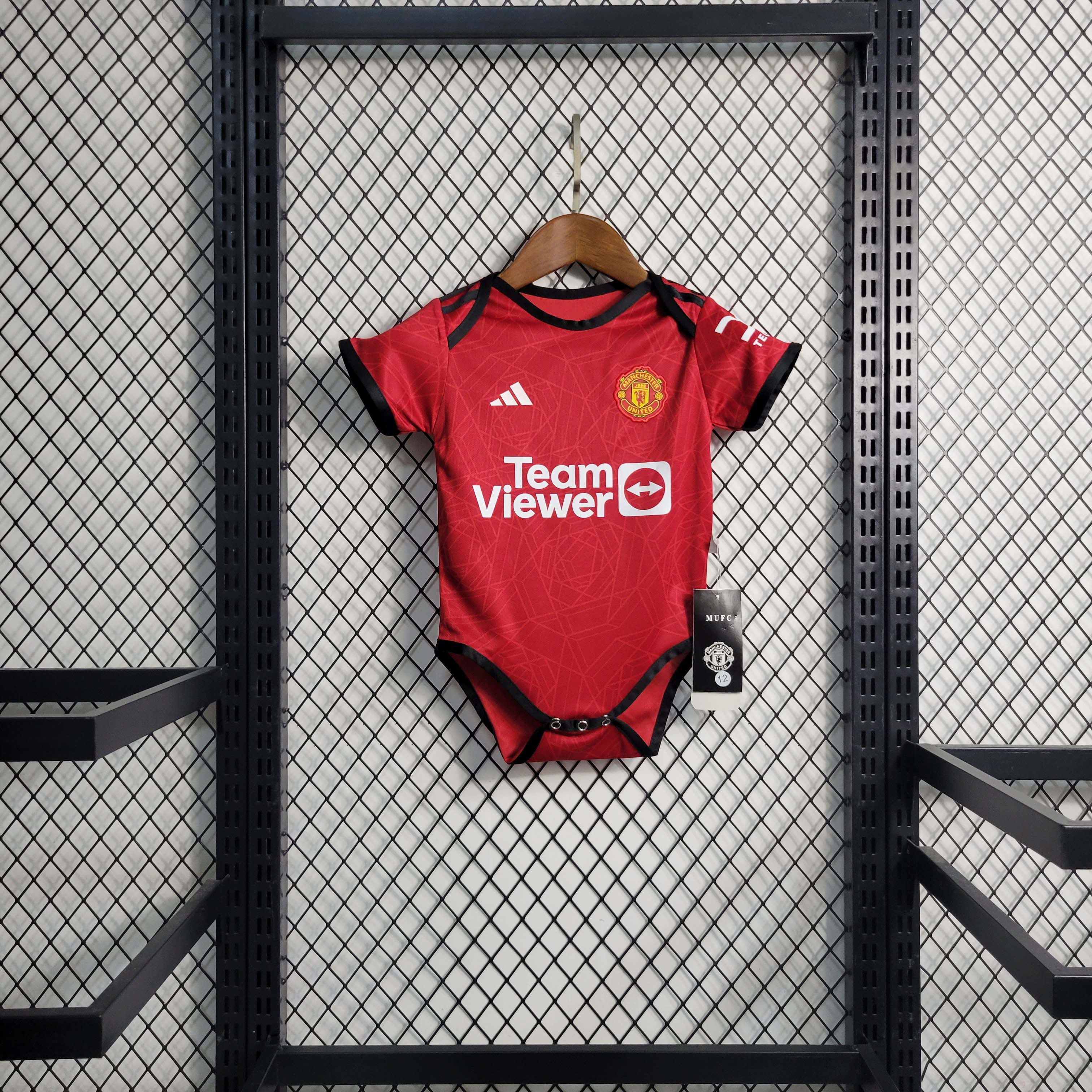 2023-2024 Baby M-U homeFootball Shirt 1:1 Thai Quality
