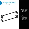 TRQ Front Sway Bar Stabilizer Link Set Compatible with 2003-2008 INFINITI FX35 FX45