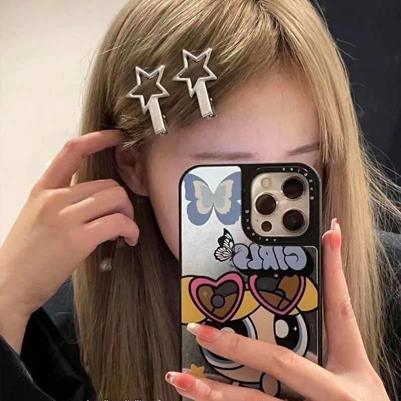 Y2g Hairpin Metal Sweet Cool Bangs Hairpin Makeup Hair Accessories Forehead Broken Hairpin Simple Clip New Female