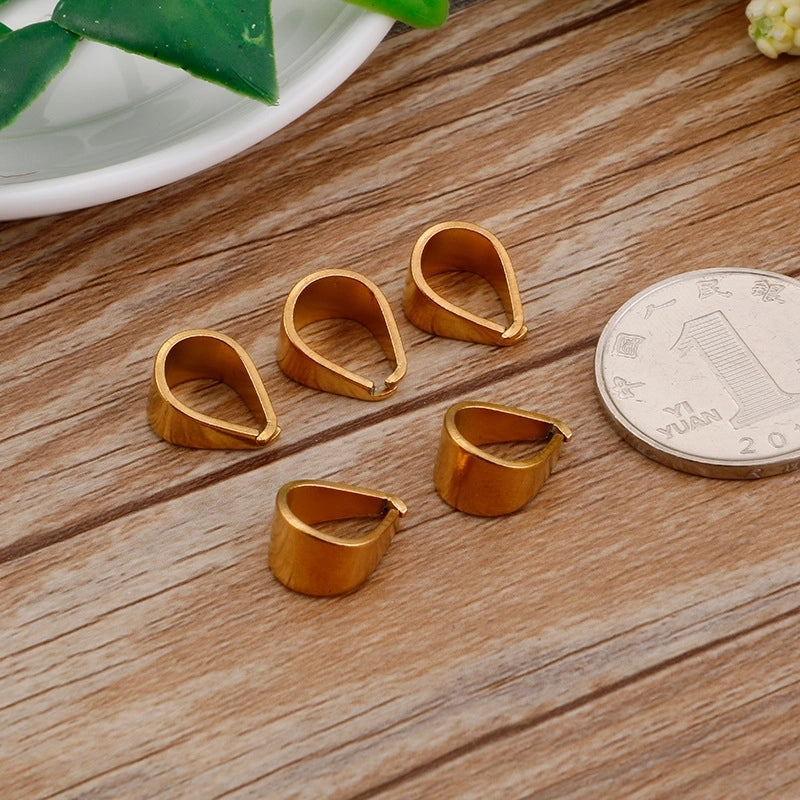 5 Pieces Stainless Steel 18K Gold Plated Geometric