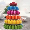 4/6 Tiers Macaron Display Stand Wedding Dessert Tower Rack for Afternoon Tea