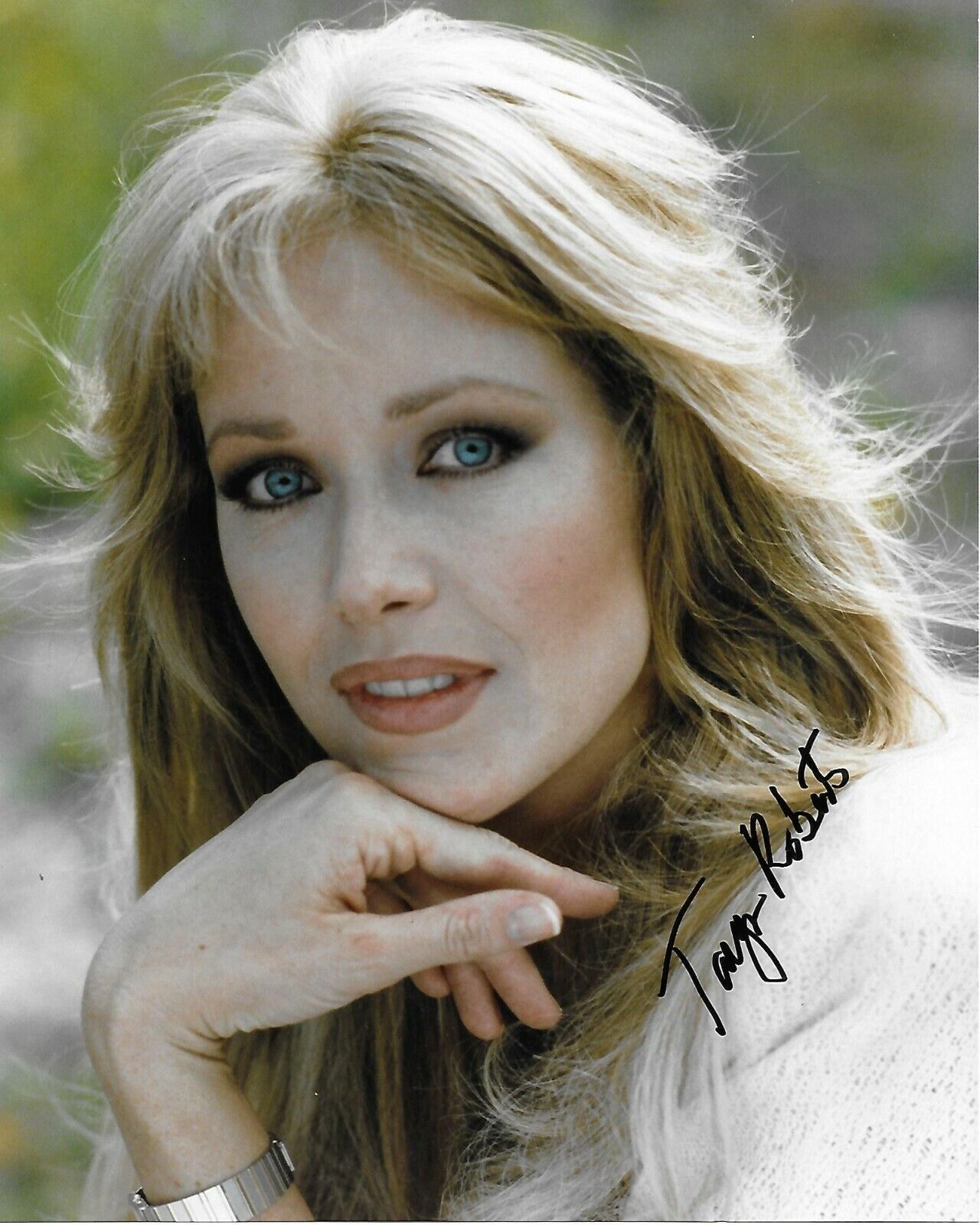 Tanya Roberts Signed 8x10 Photo Poster painting - James Bond Babe - A View to a Kill - SEXY! #29