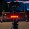 Bicycle Turn Warning Tail Light Vibration Sensor Anti-Theft Alarm Bell Light