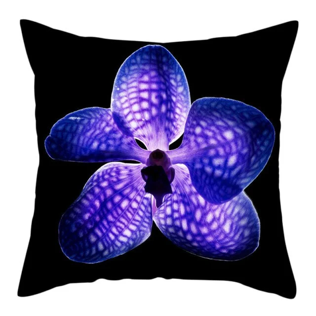 Linen Pillow Case - Flower