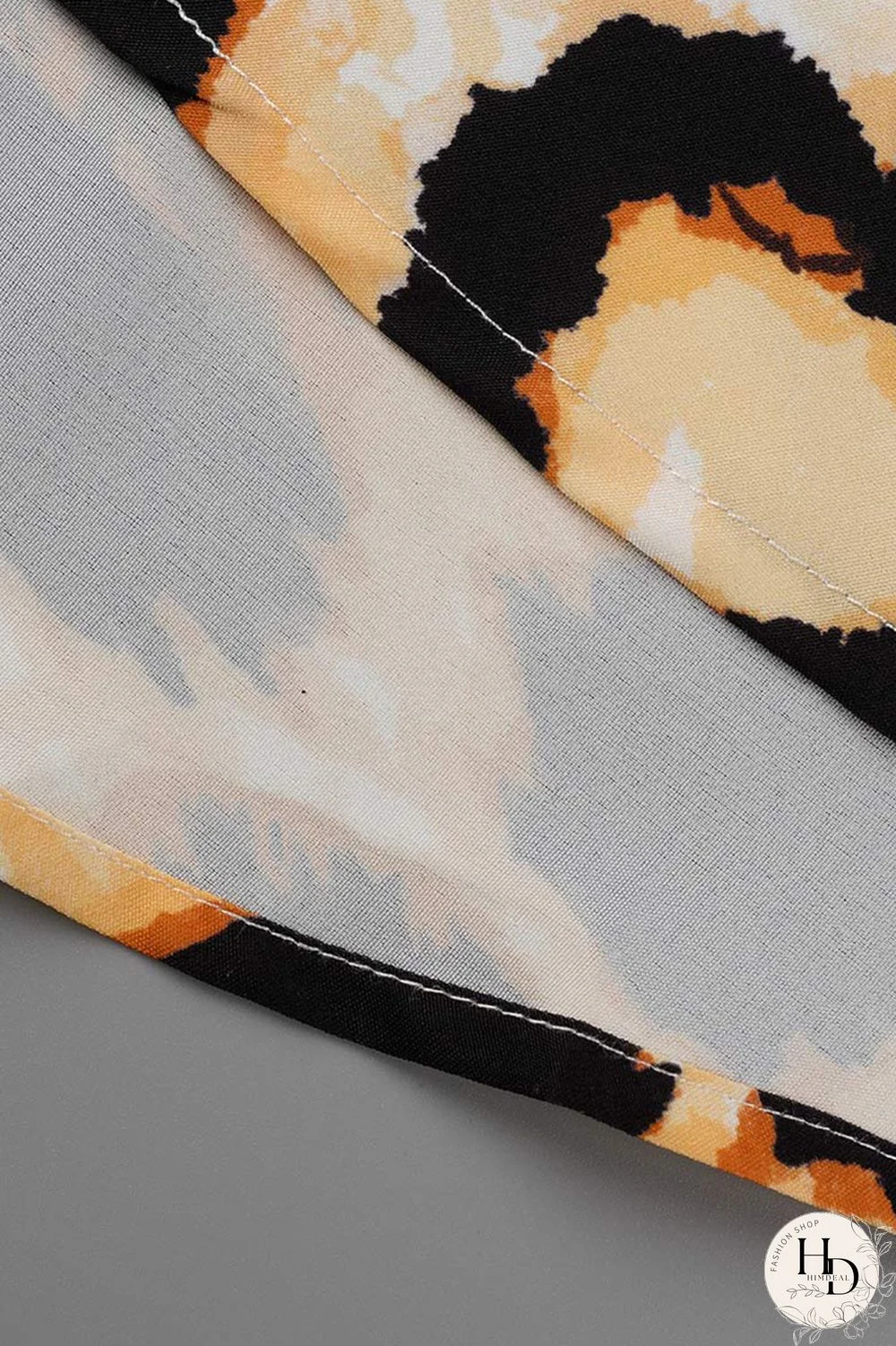 Camouflage Fashion Casual Print Patchwork Turndown Collar Shirt Dress