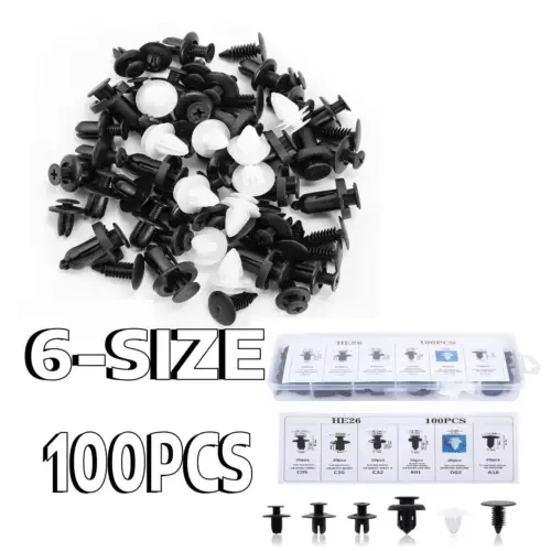 Dronehint Kit Parts Car Assortments Bumper Body Rivet Trim Molding Retainer Clip Push Pin (For: Acura) Parts